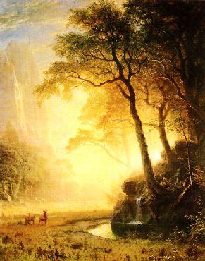 Albert Bierstadt Hetch Hetchy Canyon oil painting picture